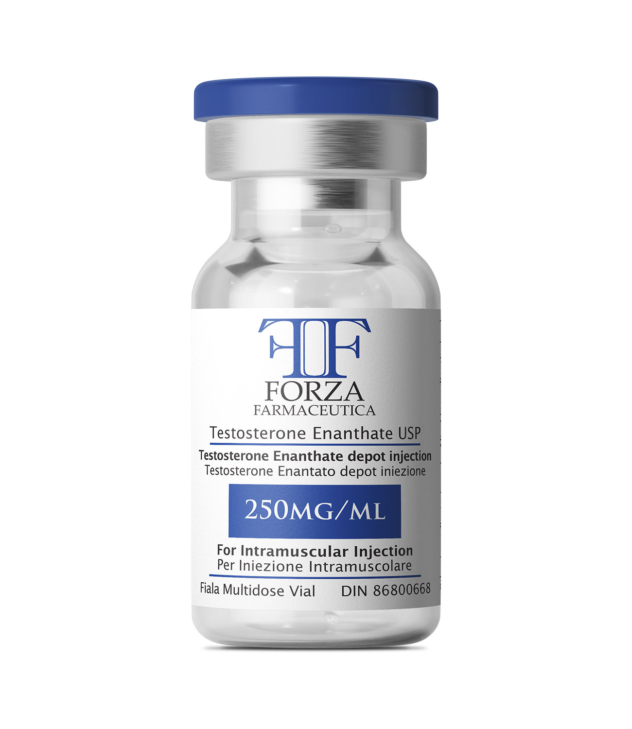 Testosterone Enanthate USP, 250mL by Forza Farmaceutica