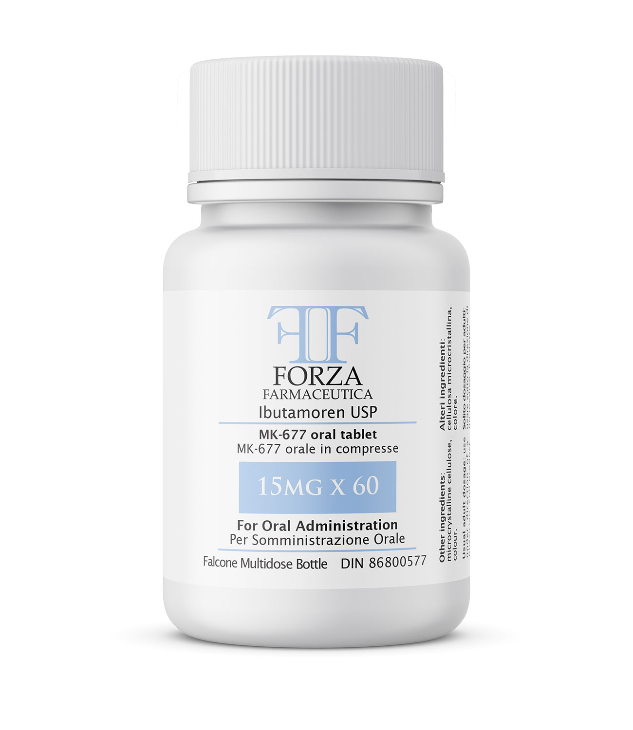 Ibutamoren USP, 15mg x 60 by Forza Farmaceutica